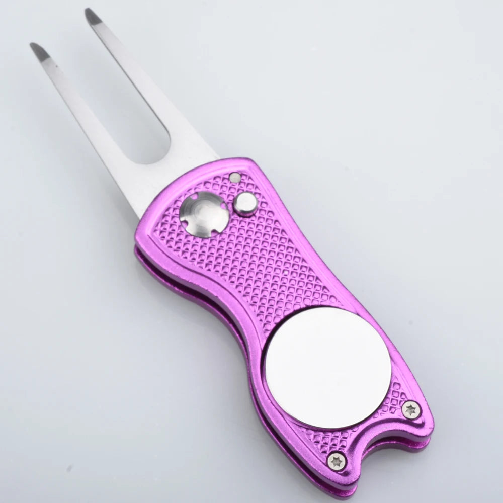 Divot Repair Tool Golf Purple