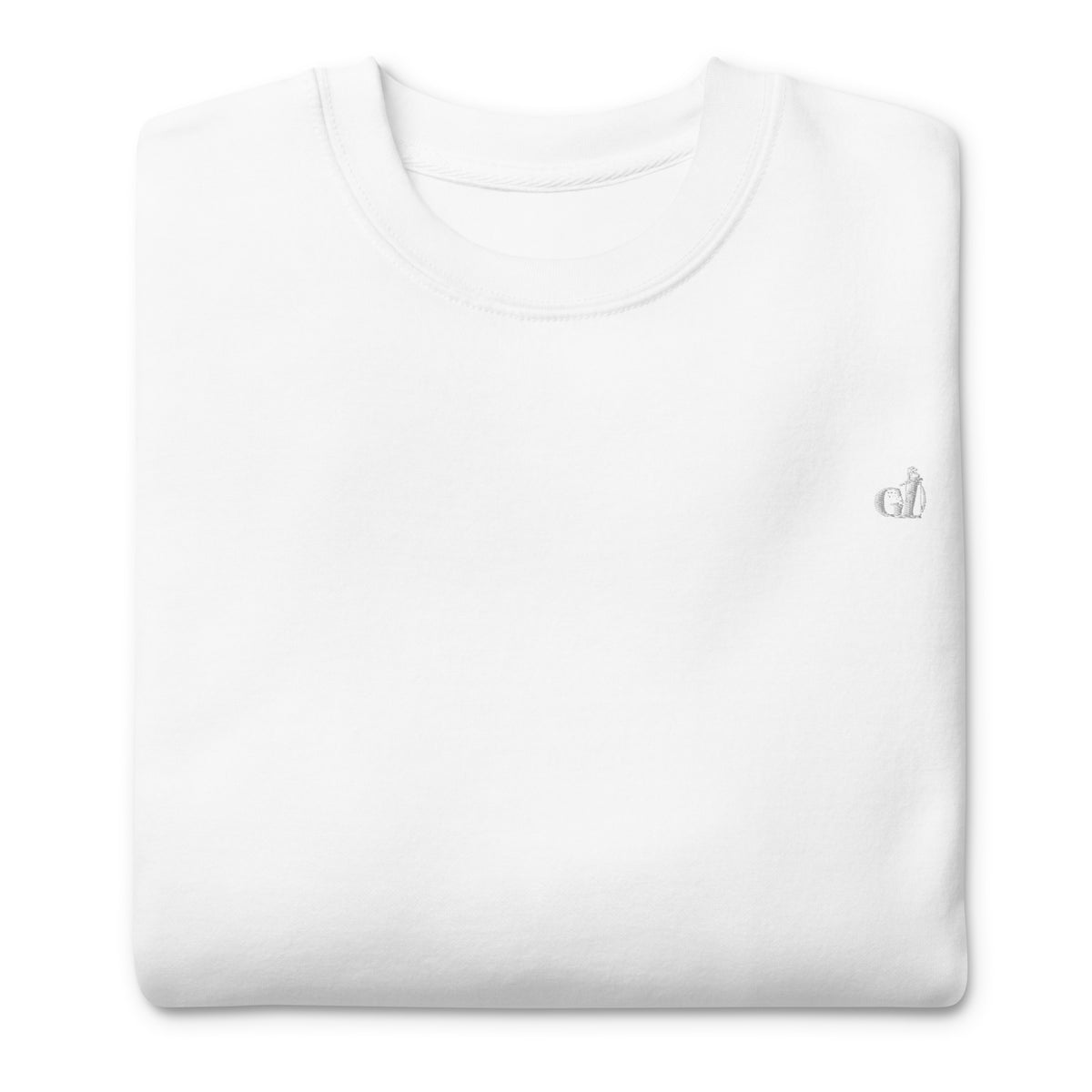 Golf Crew Neck White Fold