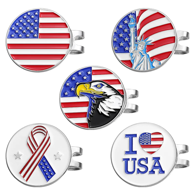 USA Ball Marker Golf