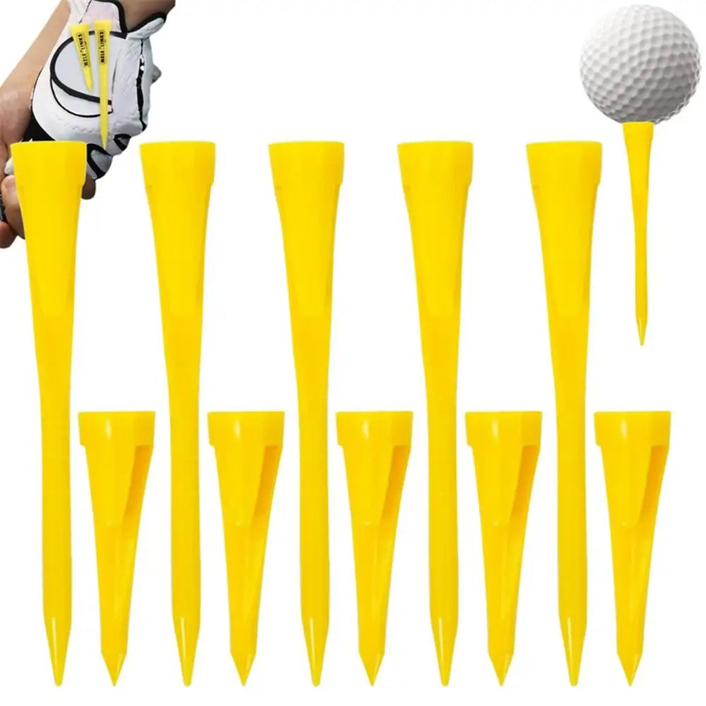 Yellow Golf Tee with Hat Clip